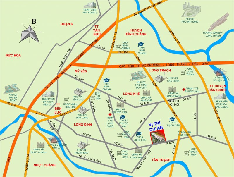 Vị trí Hoàng Phúc Garden Vị trí Hoàng Phúc Garden