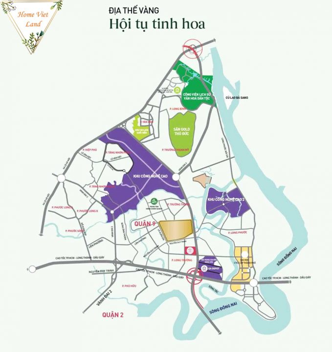 Vị trí Căn hộ Tecco Vina Garden Quận 9