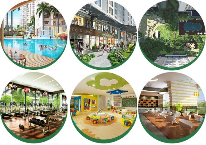 Tiện ích nội khu dự án Green Mark Quận 12 Tiện ích nội khu dự án Green Mark Quận 12